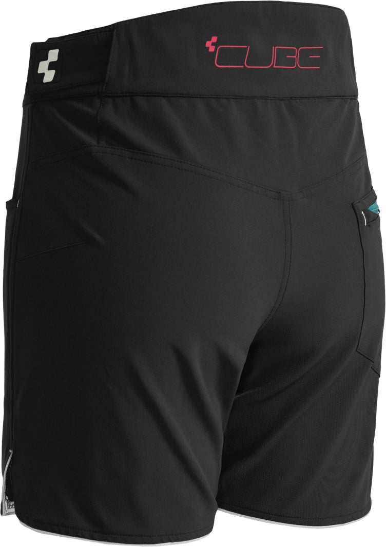 Pantalones cortos CUBE Tour Wls negros