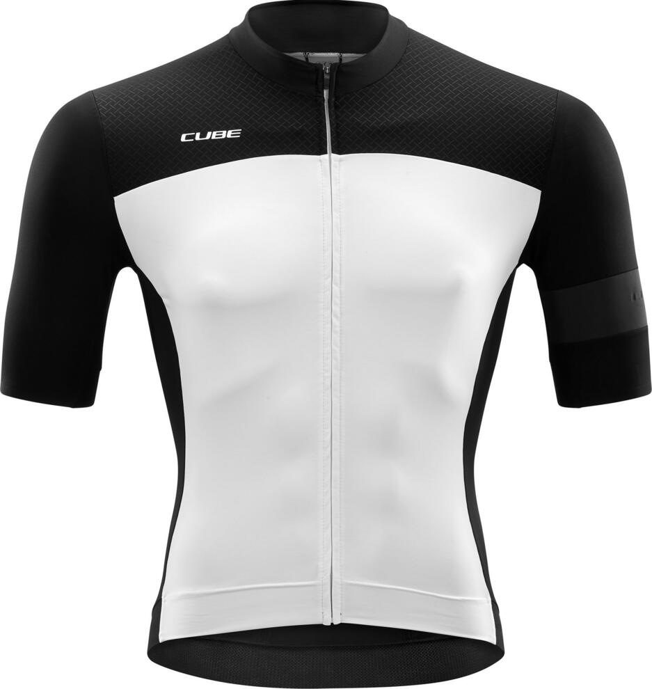 Camiseta CUBE Blackline manga corta negra y blanca