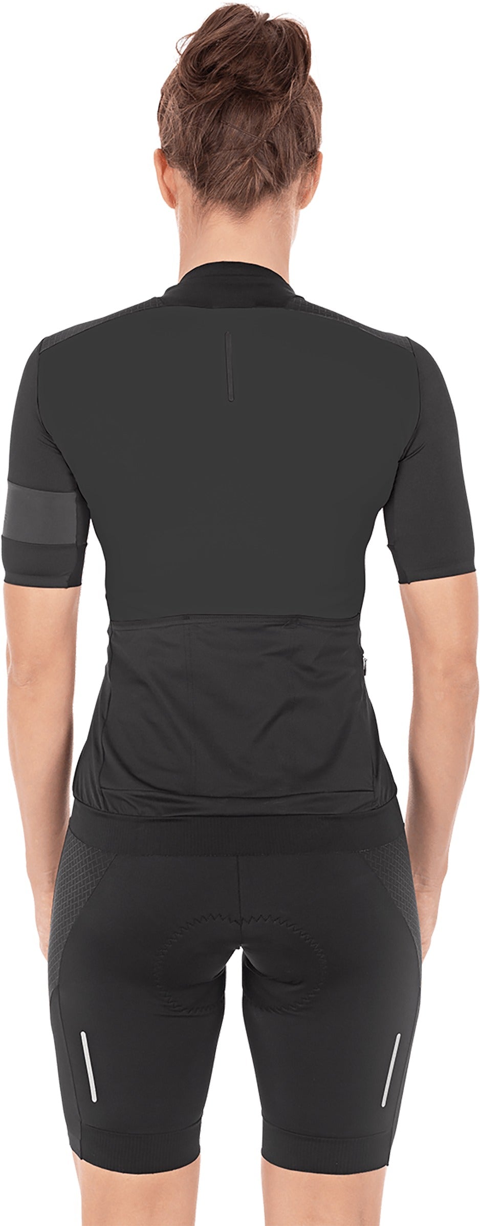 Camiseta de manga corta CUBE Blackline Ws negra