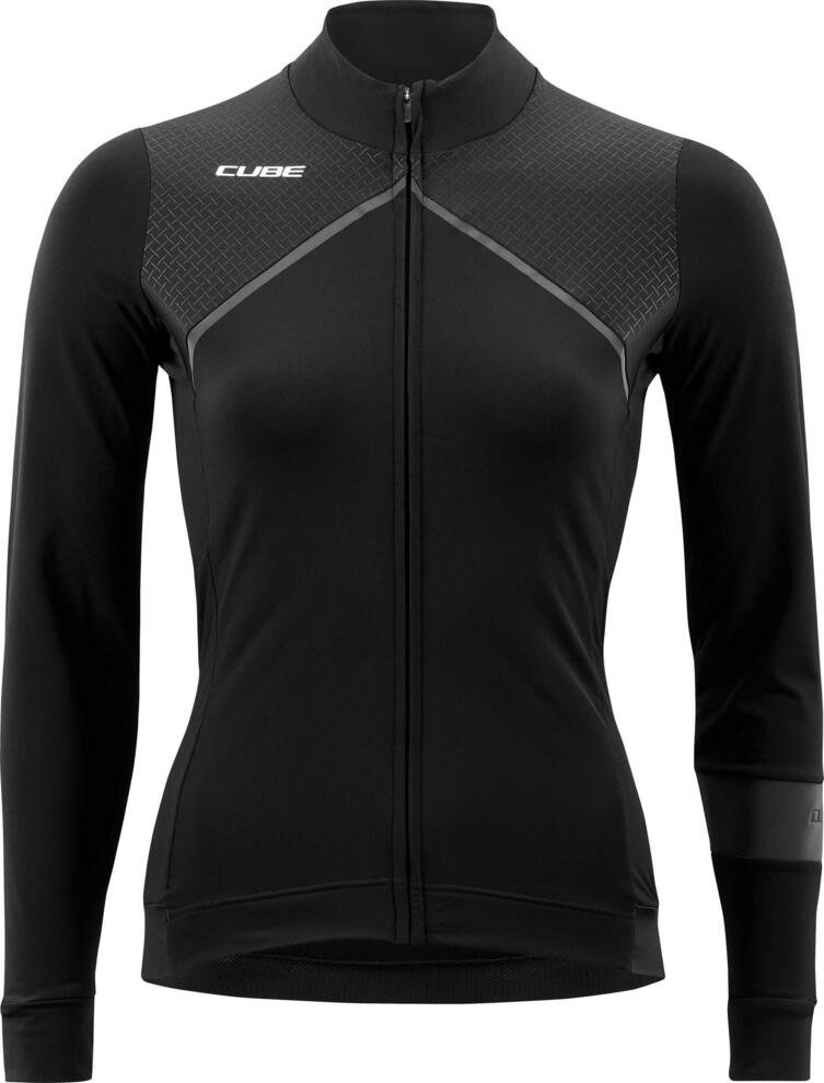 CUBE Blackline Ws Trikot L/S Schwarz