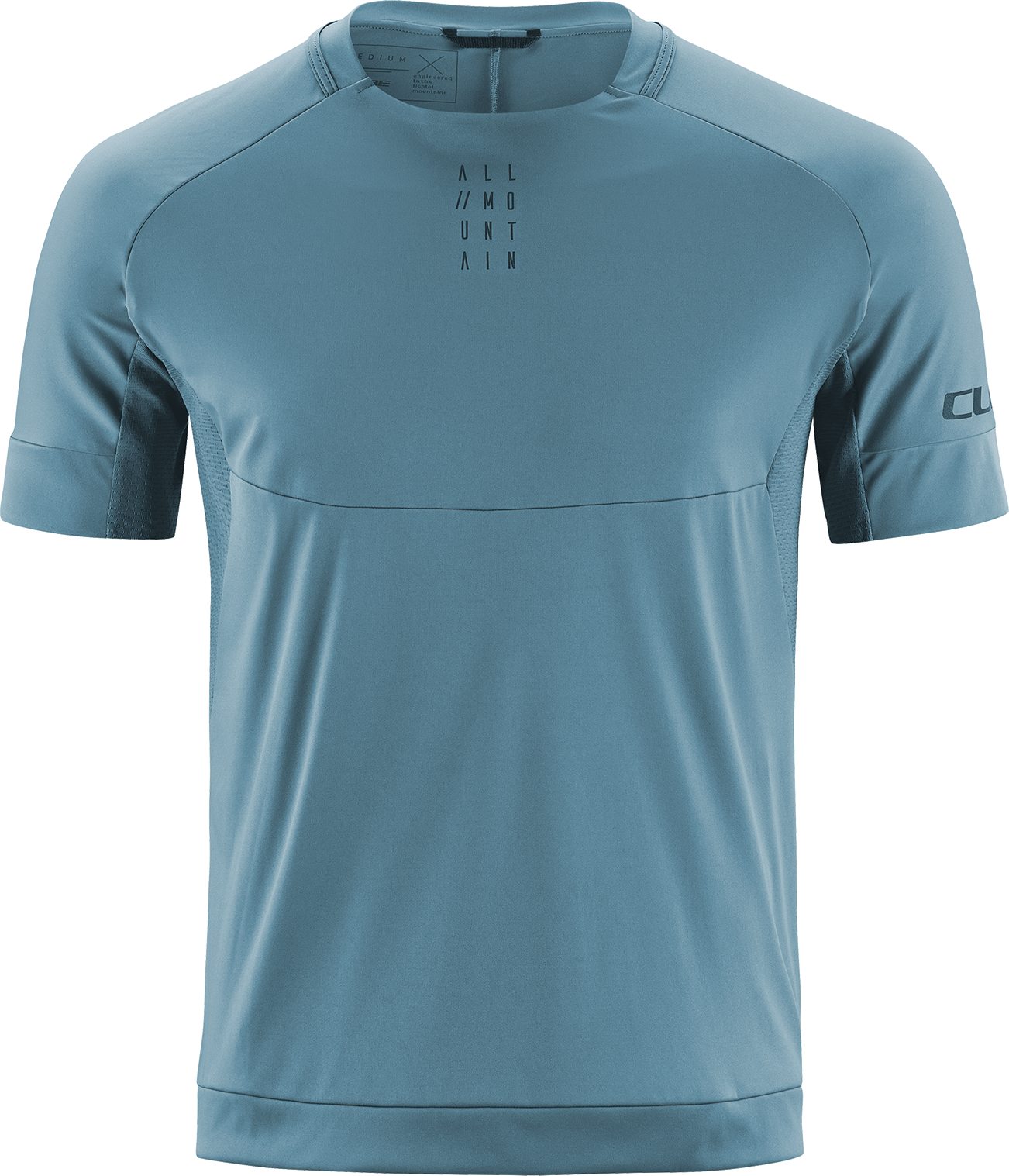 CUBE Am Round Neck Jersey S/S Smoke Blue