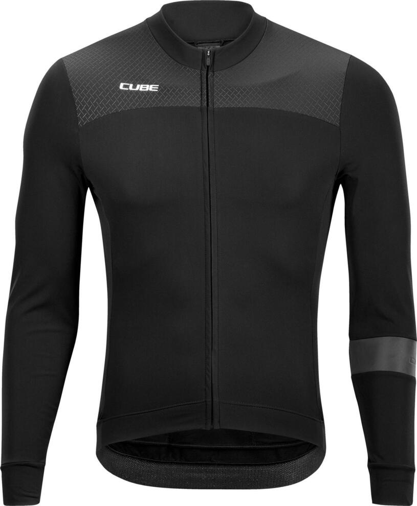CUBE Blackline Trikot L/S Schwarz