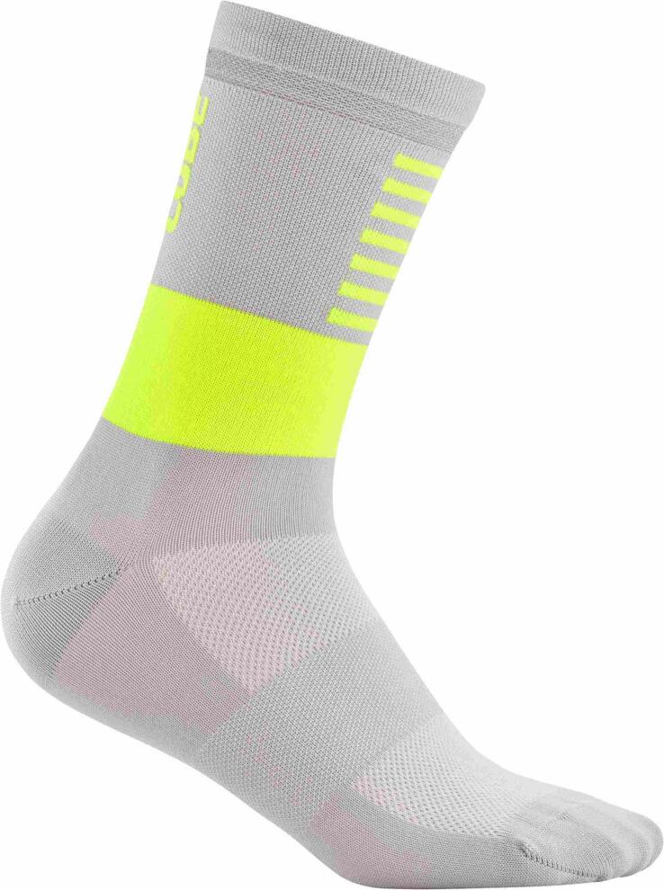 Calcetines de seguridad de corte alto CUBE amarillo
