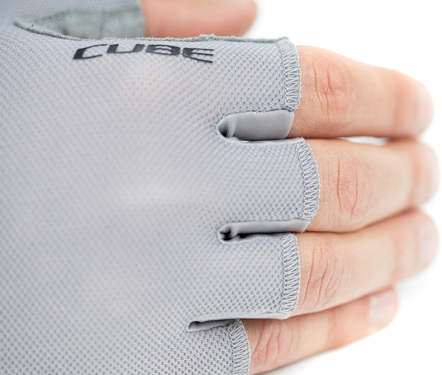CUBE Gloves Performance Short Finger Grey/Red