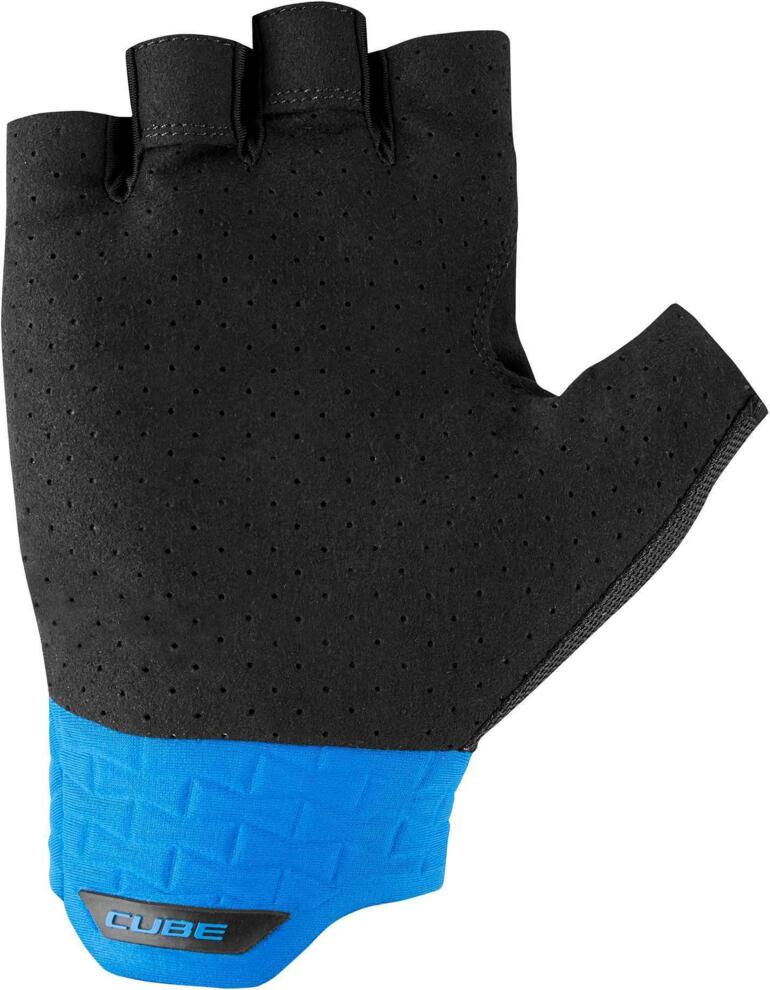 CUBE Handschuhe Performance Kurzfinger Schwarz/Blau