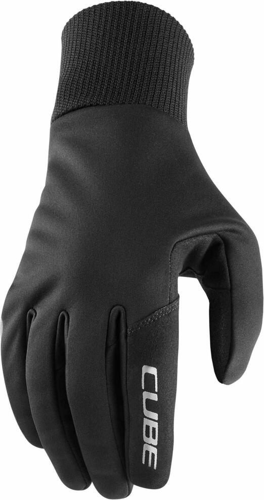 Guantes CUBE Performance All Season con dedos largos, color negro