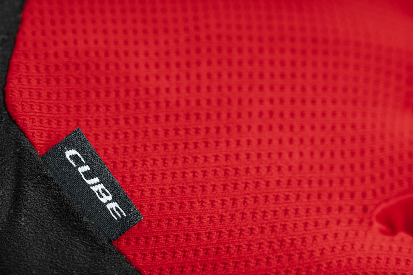 Guantes CUBE de dedos largos X Nf negro/rojo