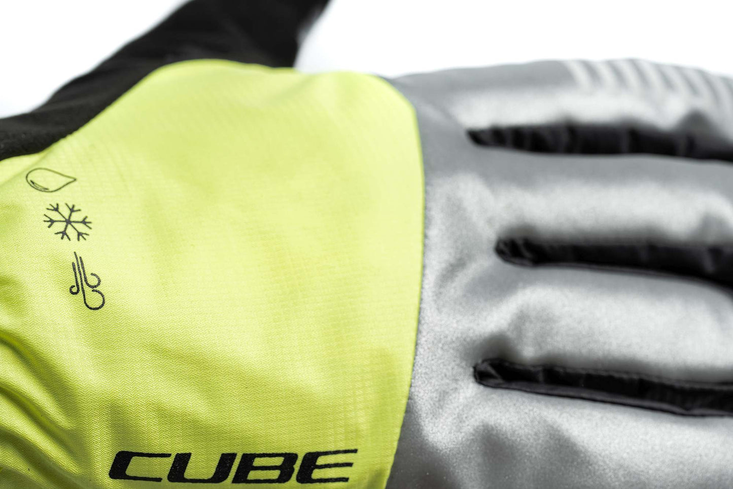 CUBE Handschuhe Winter Long Finger X Nf Grau/Gelb