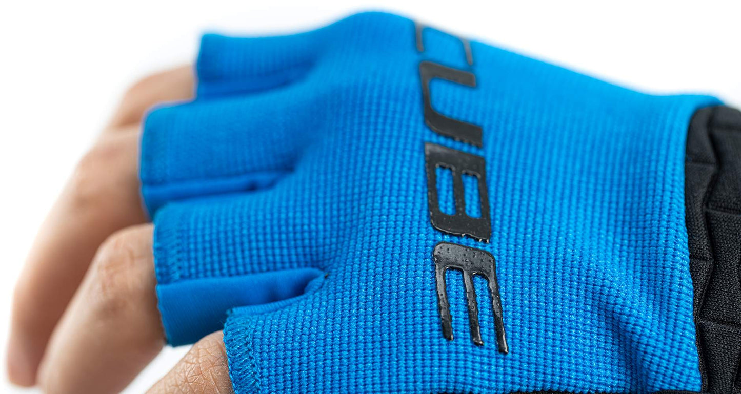 CUBE Handschuhe Performance Junior Kurzfinger Blau
