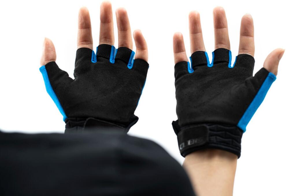 CUBE Handschuhe Performance Junior Kurzfinger Blau