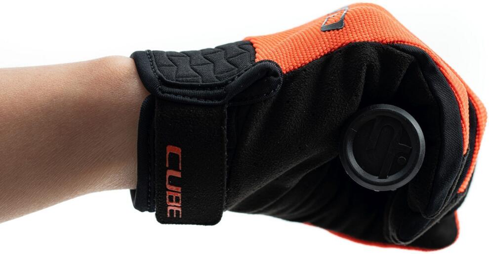 Guantes CUBE Perf. Junior de dedos largos X Action Team
