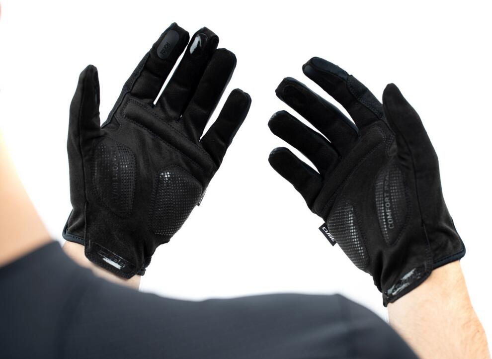 cube handschuhe langfinger CUBE Handschuhe Comfort Langfinger Schwarz/Grau – Mcrbikes
