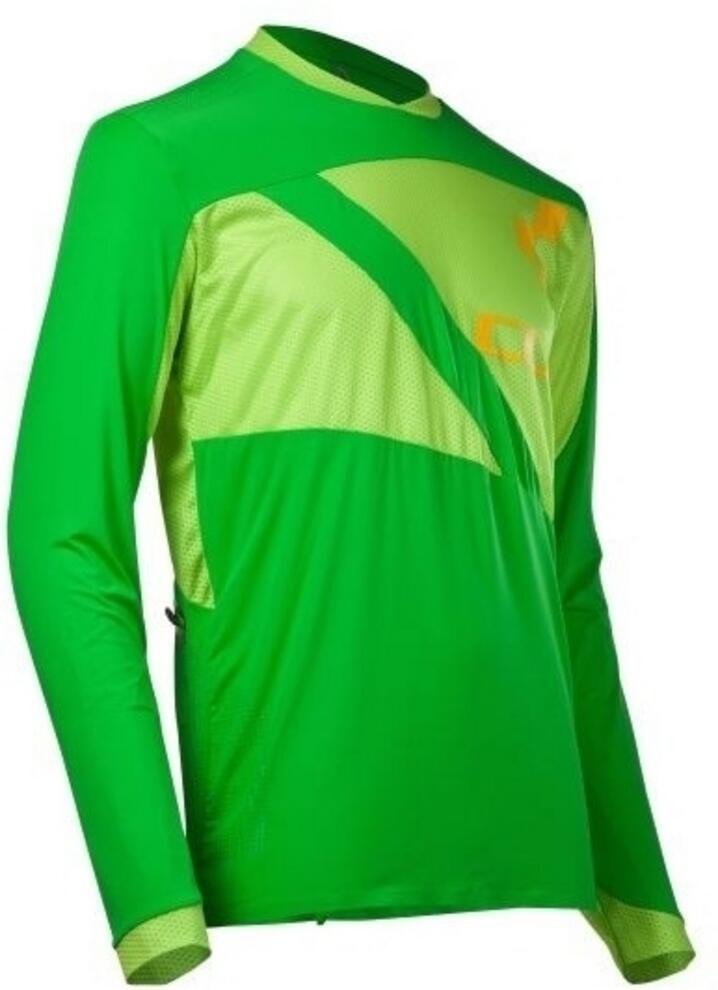 CUBE Am Roundneck Trikot L/S Grün/Lime