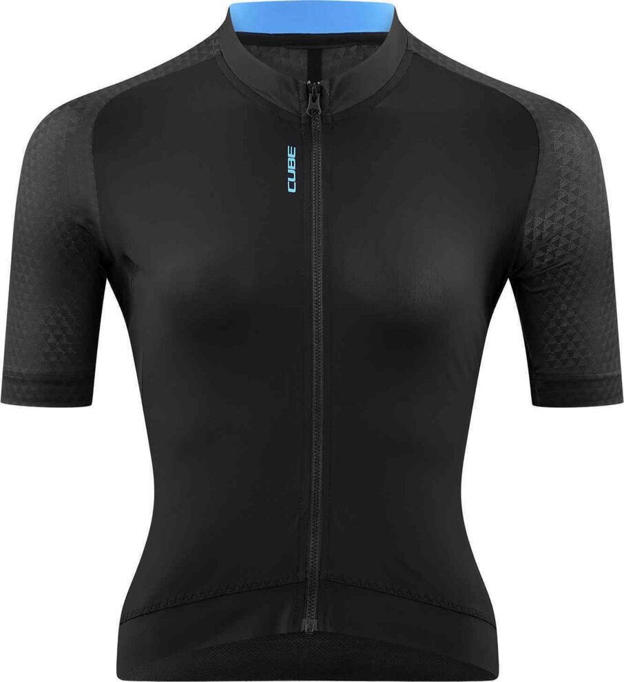 Camiseta CUBE Slt Ws manga corta negra y azul