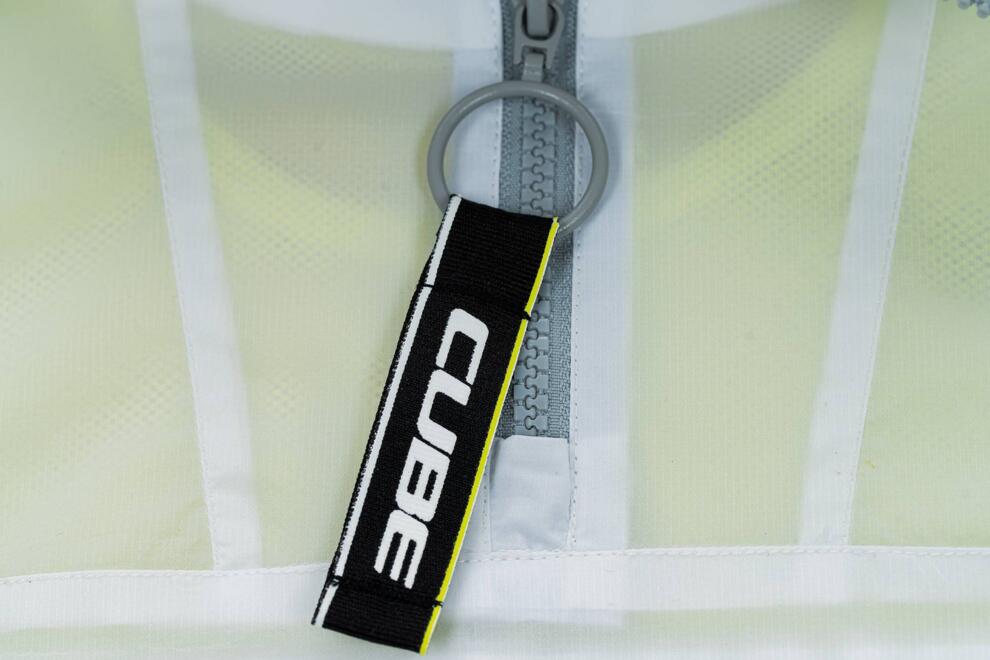 Chaqueta tipo jersey CUBE gris/amarillo neón