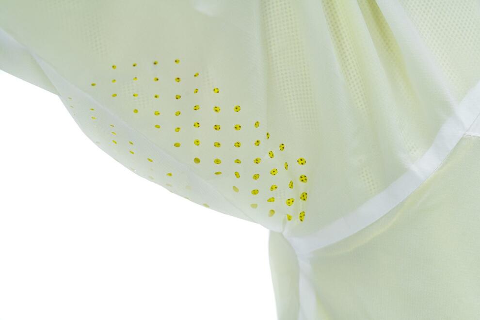 Chaqueta tipo jersey CUBE gris/amarillo neón