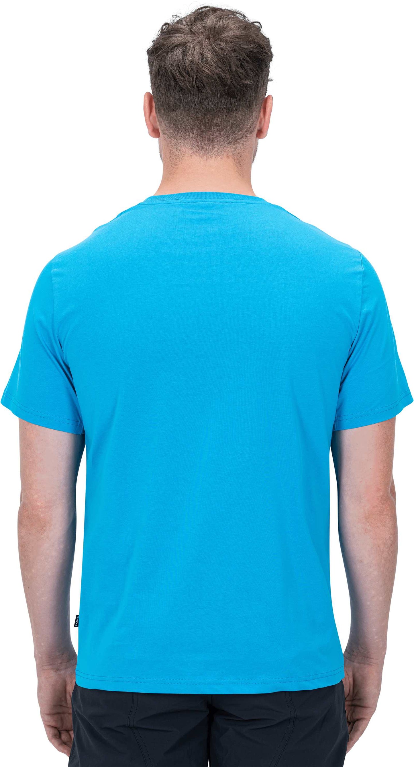 CUBE Organic T-Shirt Logo Dots Blau