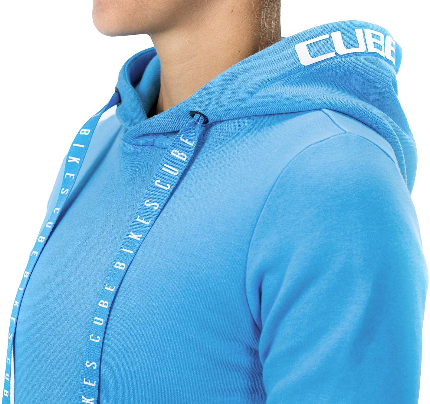 CUBE Organic Ws Hoodie Blau