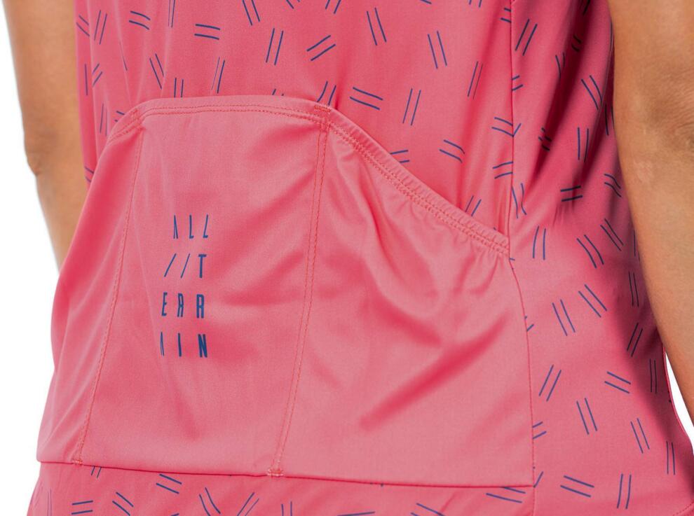 CUBE Atx Ws Trikot Full Zip S/S Koralle