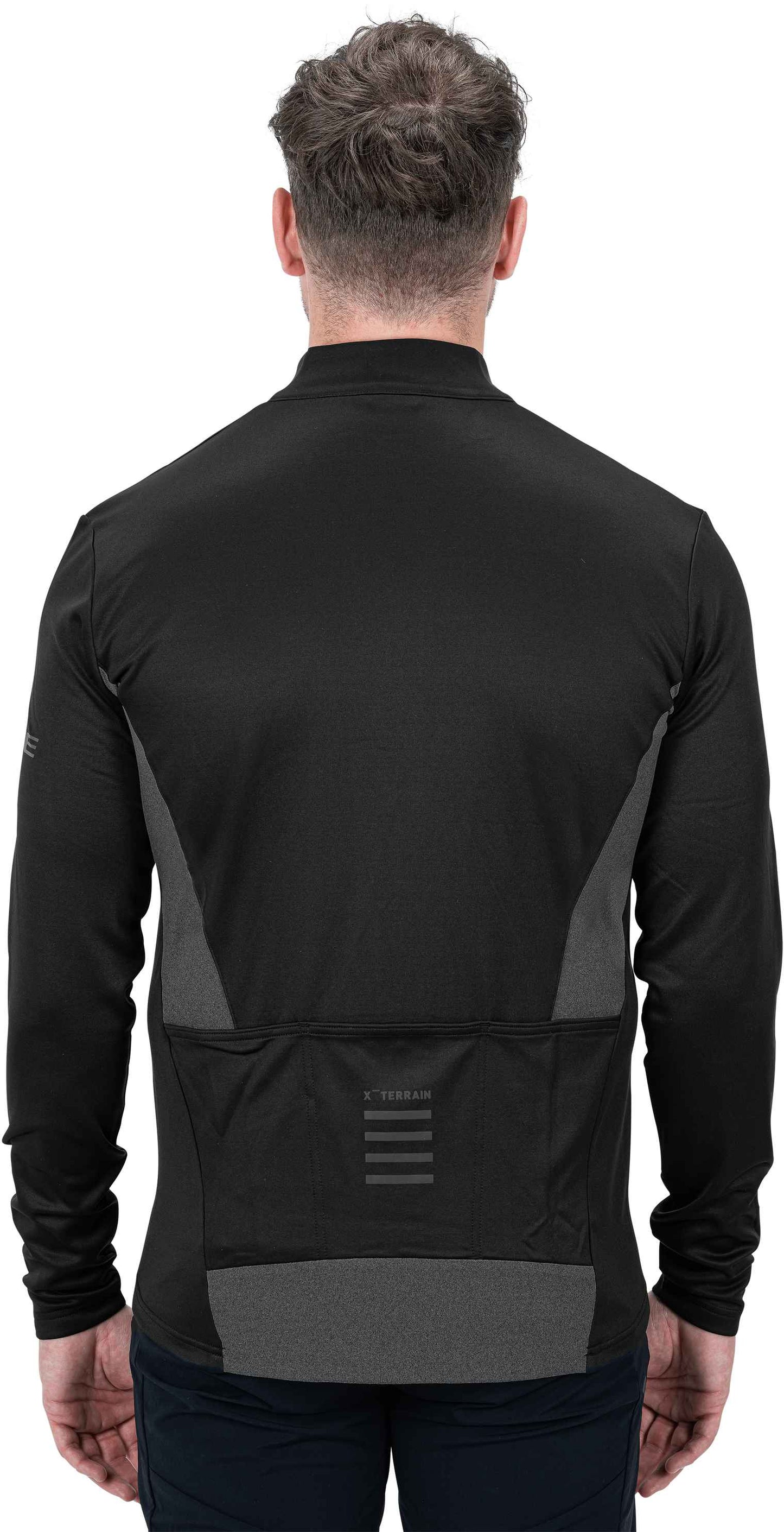 CUBE Atx Trikot Full Zip L/S Schwarz