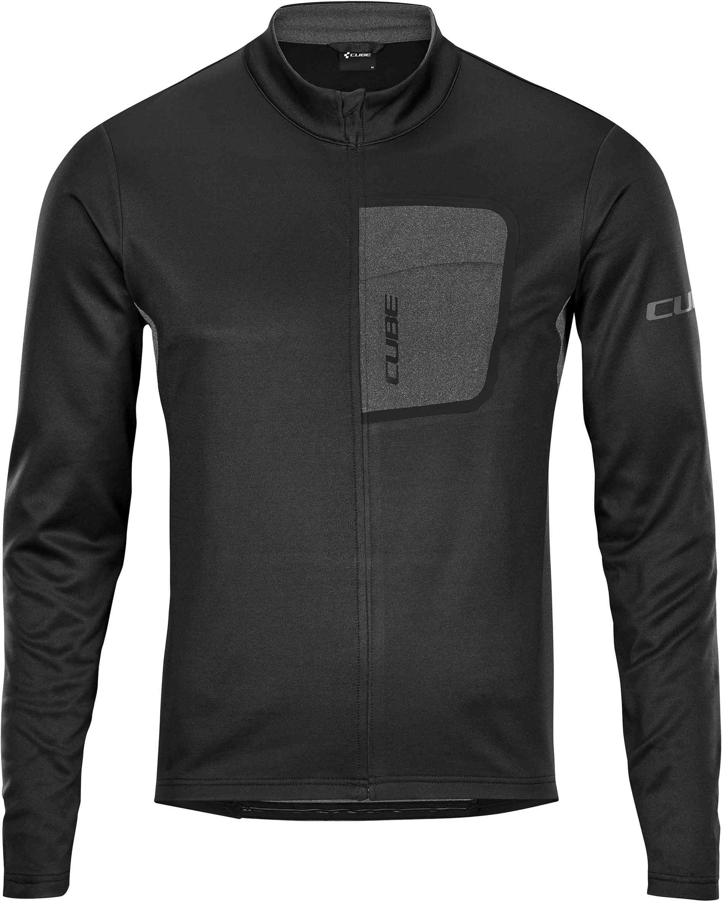 CUBE Atx Trikot Full Zip L/S Schwarz