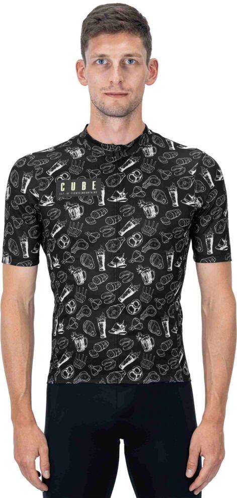 CUBE Blackline Trikot Bavaria Schwarz