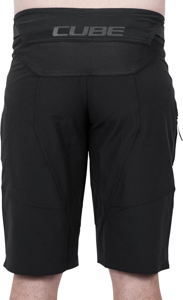 CUBE Edge Baggy Shorts X Actionteam Schwarz