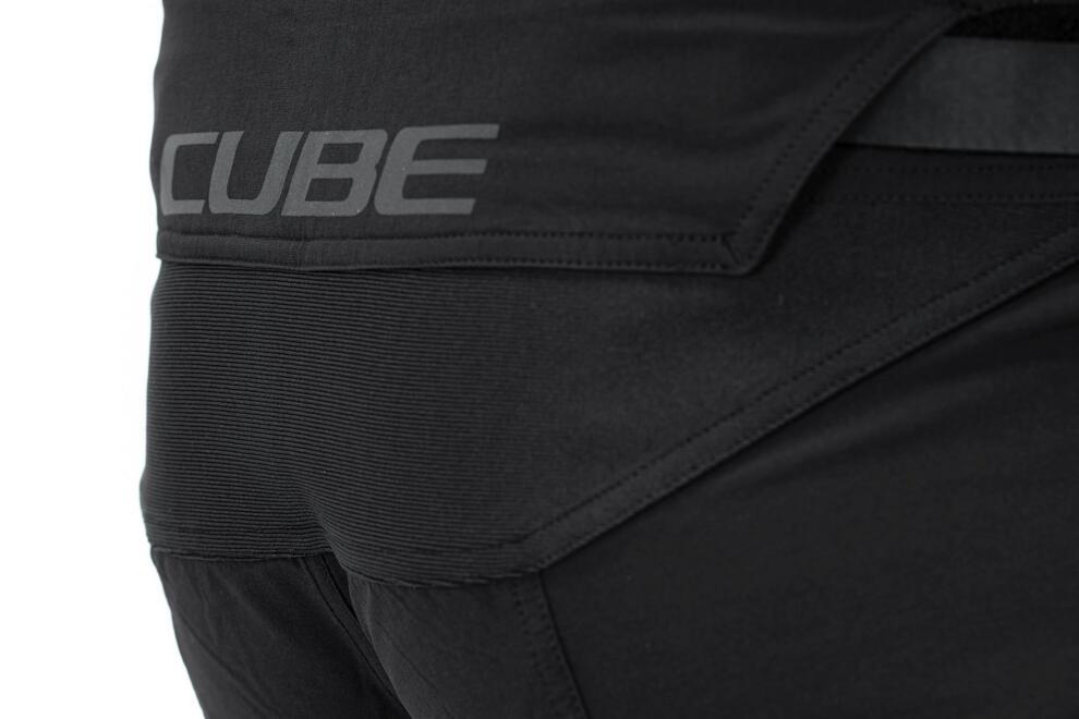 CUBE Edge Baggy Shorts X Actionteam Schwarz