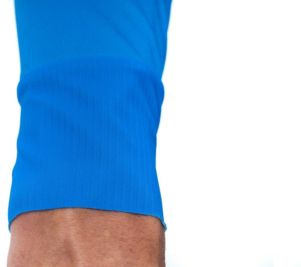 CUBE Teamline Trikot L/S Blau/Rot/Grau