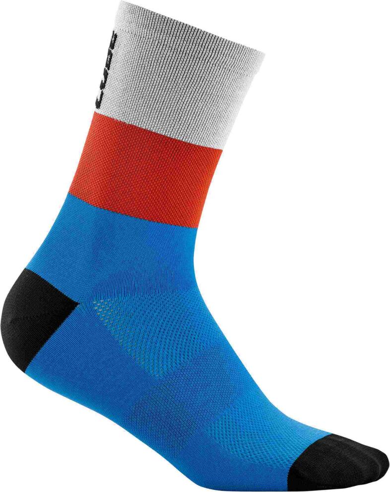 Calcetines CUBE High Cut Teamline Azul/Rojo/Gris