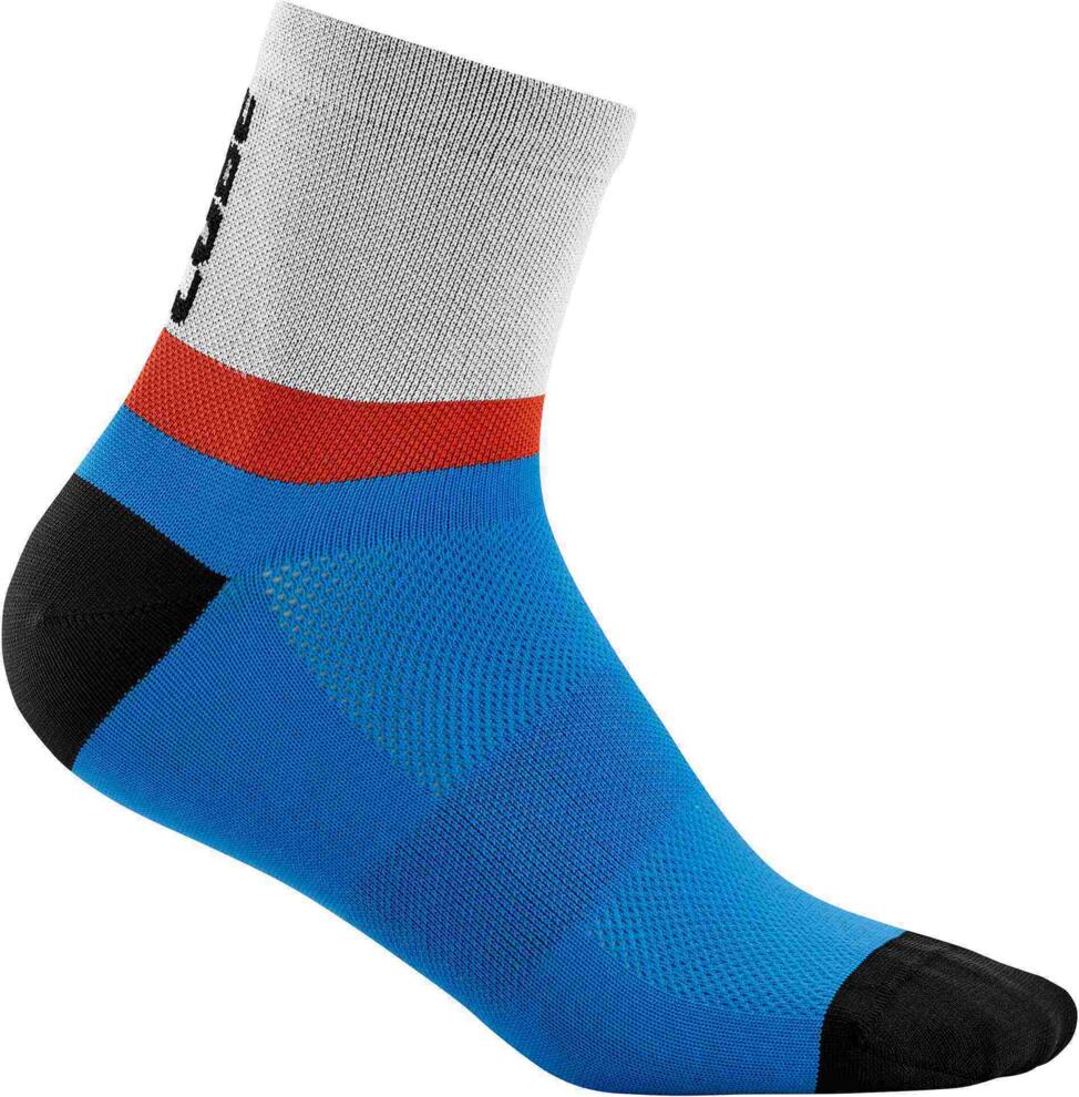 Calcetines CUBE Mid Cut Teamline Azul/Rojo/Gris