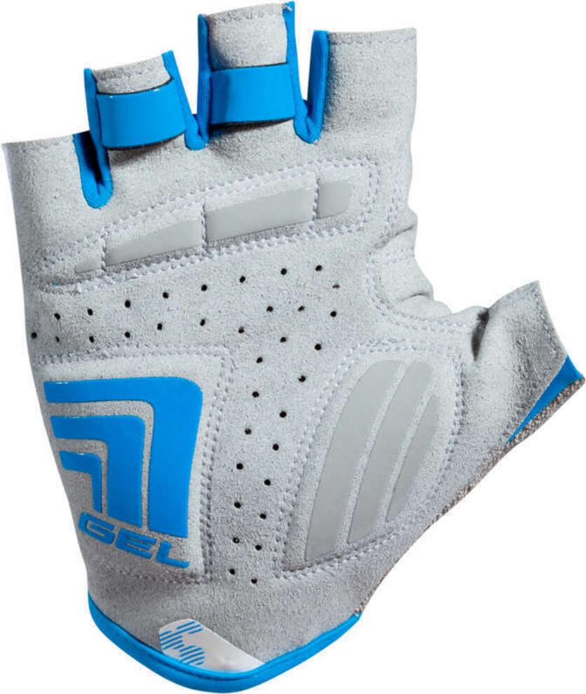 CUBE Natural Fit Wls Handschuhe Kurzfinger Weiß/Grau/Blau