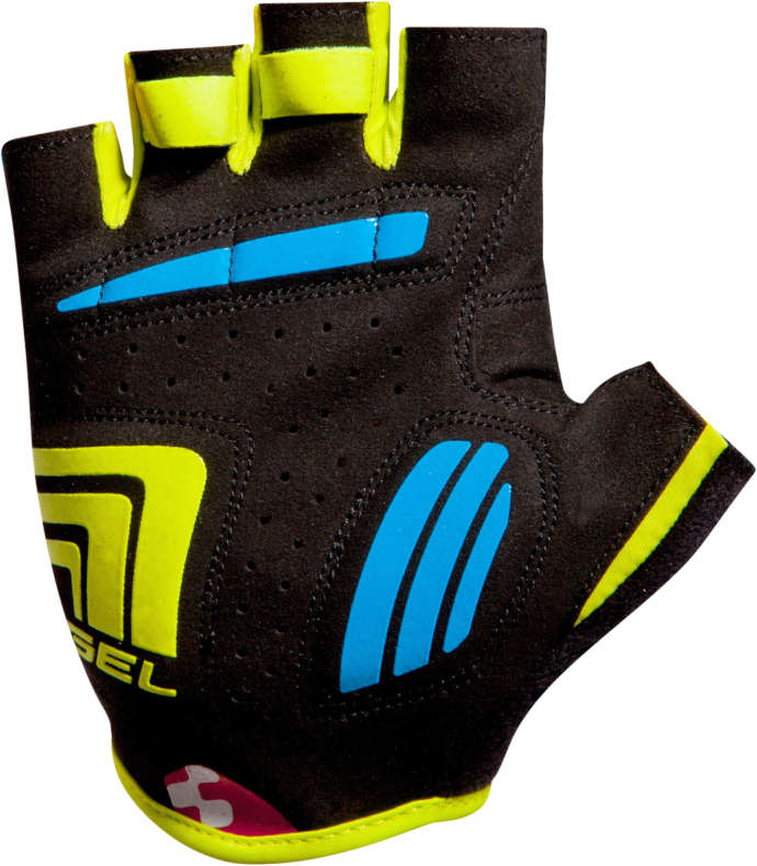 CUBE Handschuhe Natural Fit Ltd Shortfinger Blau/Lime/Schwarz