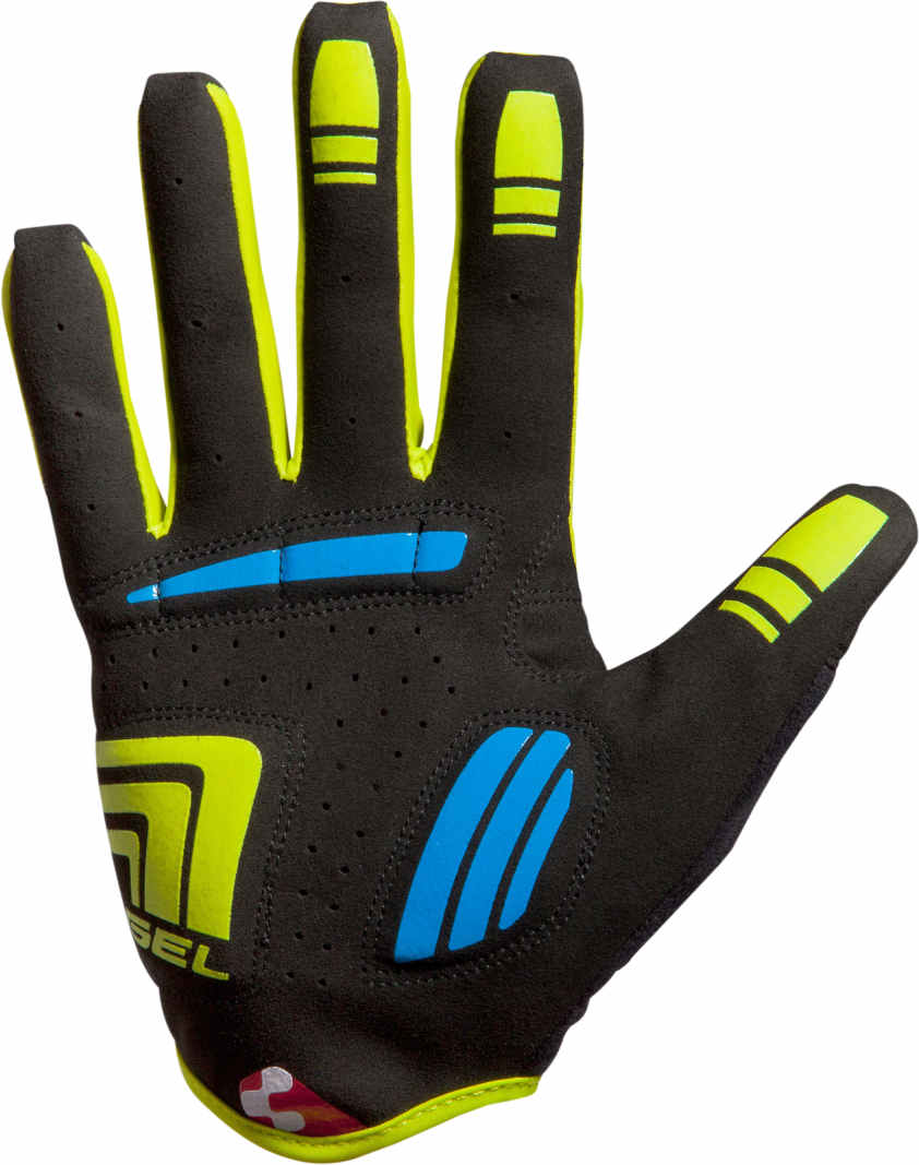 CUBE Handschuhe Natural Fit Ltd Longfinger Blau/Lime/Schwarz