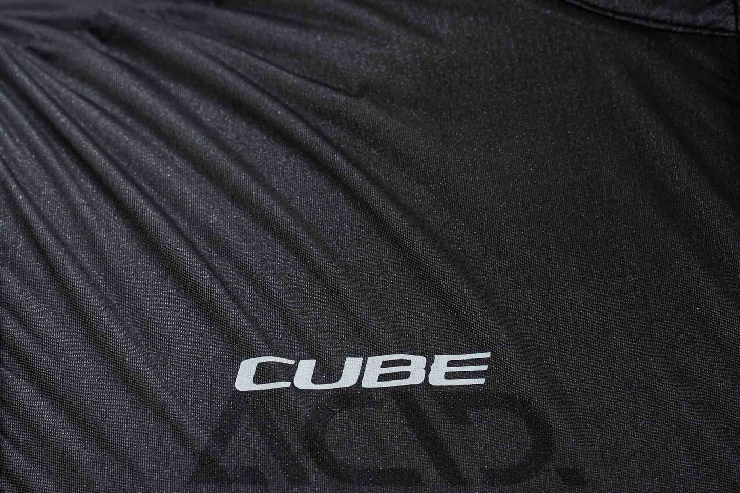 Chaqueta cortavientos negra Teamline de CUBE