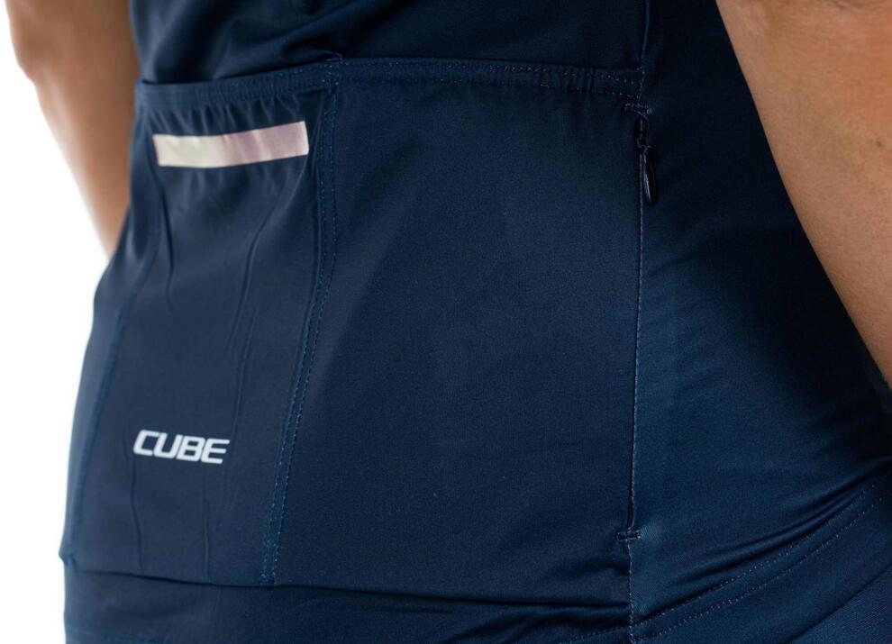 CUBE Teamline Ws Trikot S/S Blau/Mint