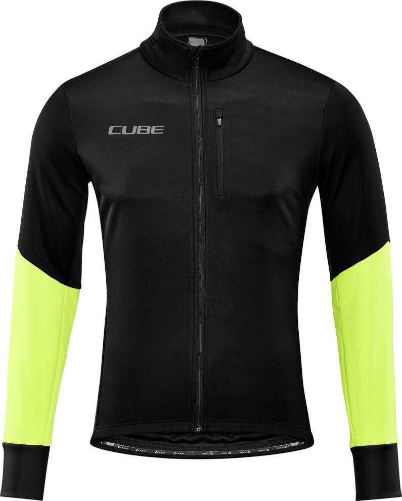 Chaqueta de seguridad Softshell CUBE Blackline negra/neón