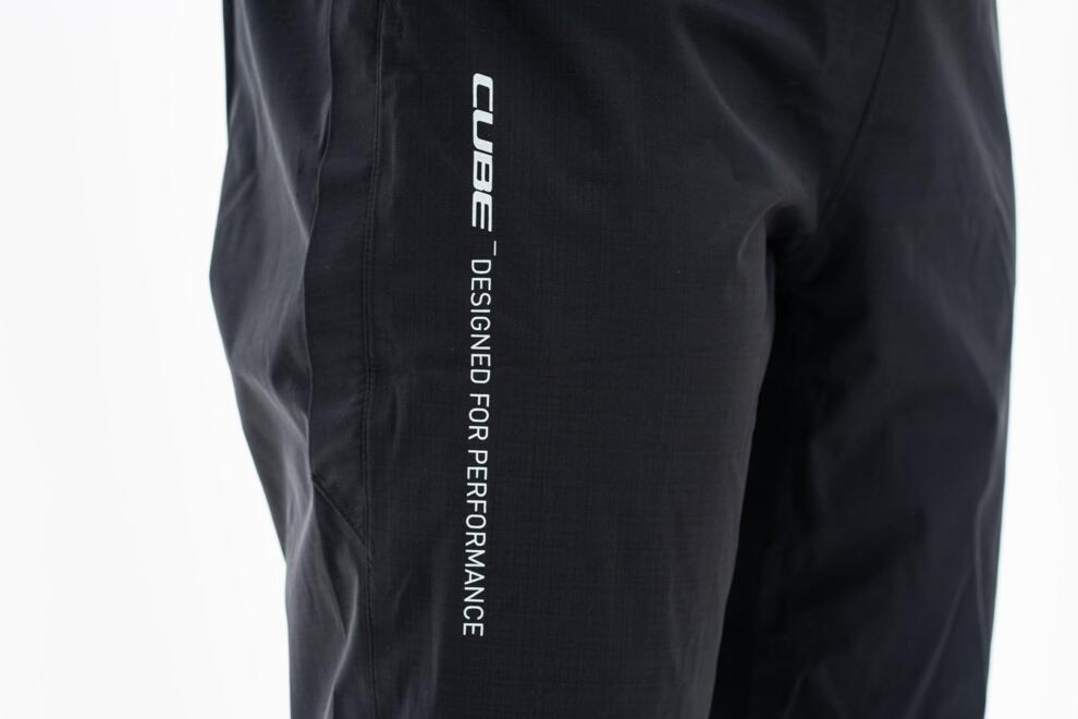 Pantalones cortos impermeables CUBE Blackline negros