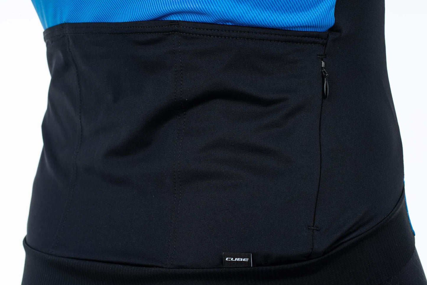CUBE Blackline Trikot S/S Blaues Muster