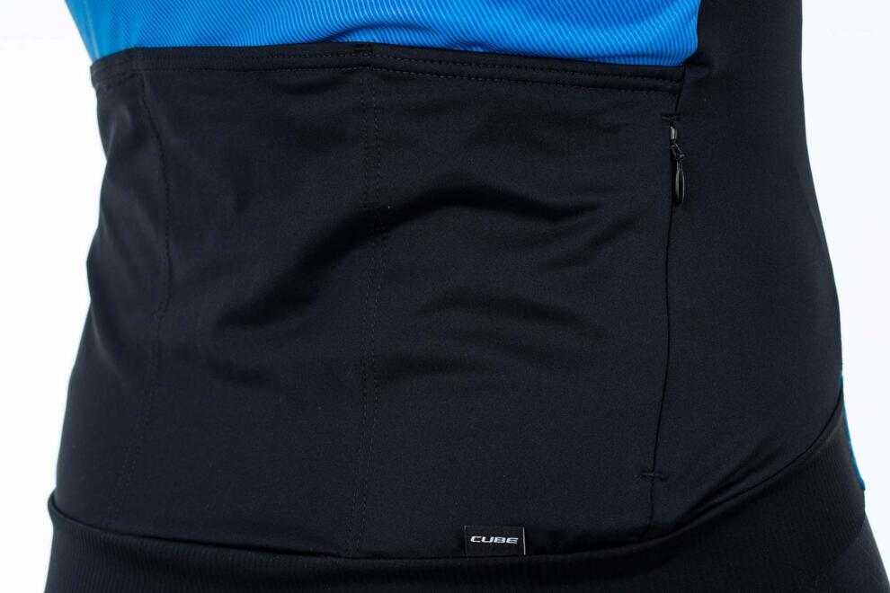 CUBE Blackline Trikot S/S Blaues Muster