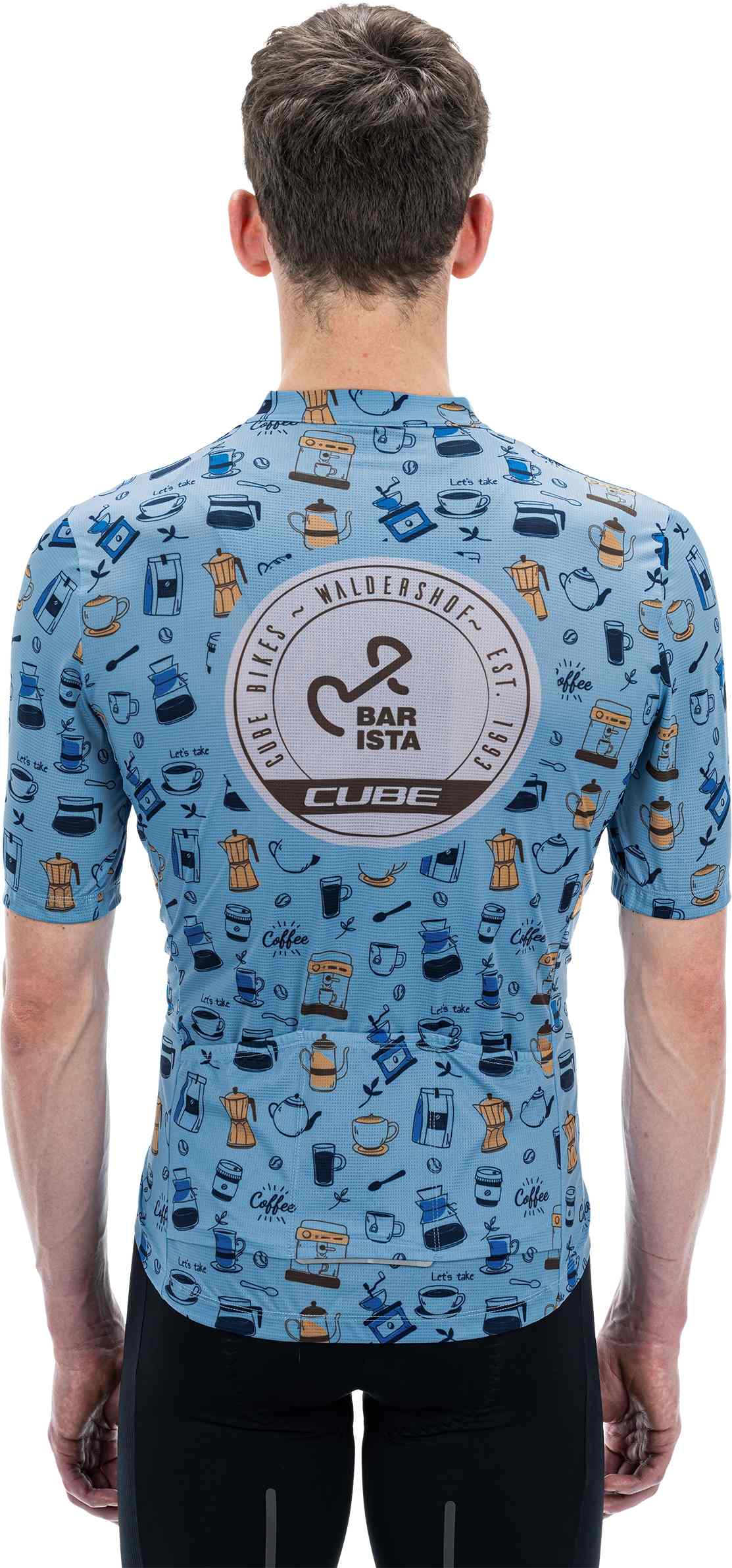 CUBE Blackline Trikot Cmpt S/S Blue