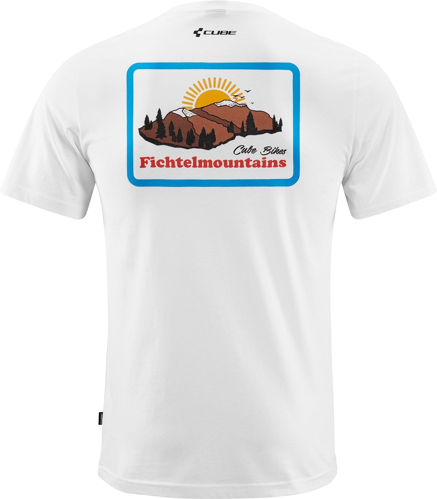 CUBE Organic T-Shirt Landscape White