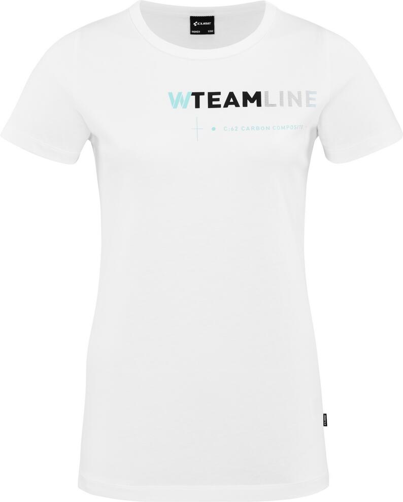 CUBE Organic Ws T-Shirt Teamline Weiß