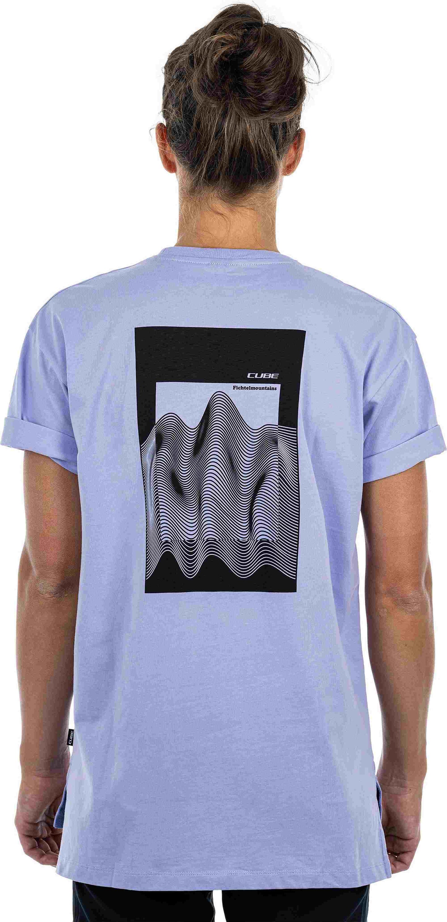 CUBE Organic Ws T-Shirt Fichtelmountains Violet