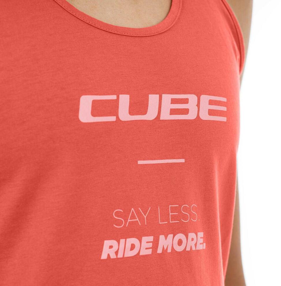 CUBE Organic Ws Tank Top Red