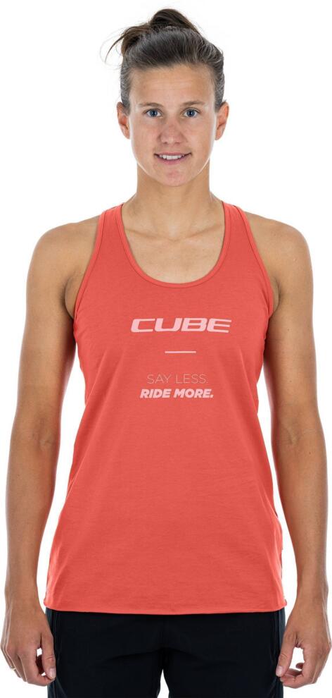 CUBE Organic Ws Tank Top Red