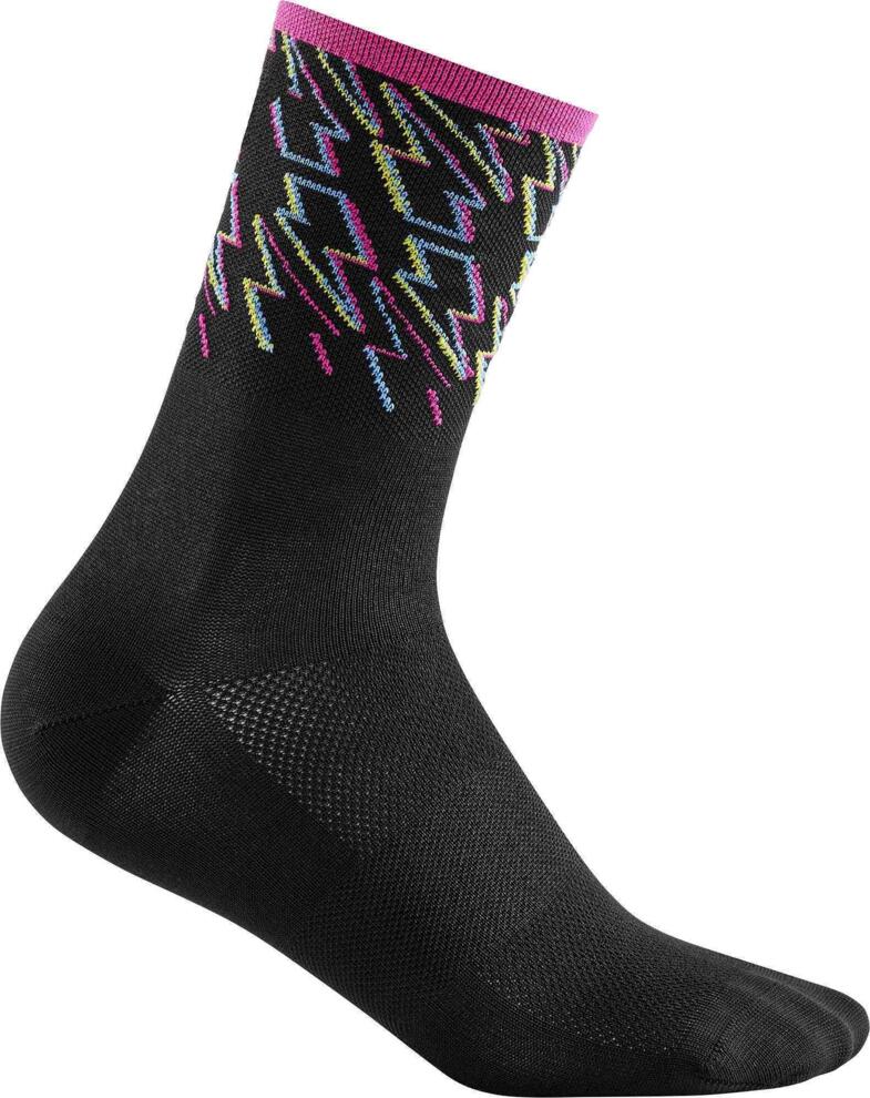 CUBE Socken High Cut Blackline Schwarz/Blau/Pink