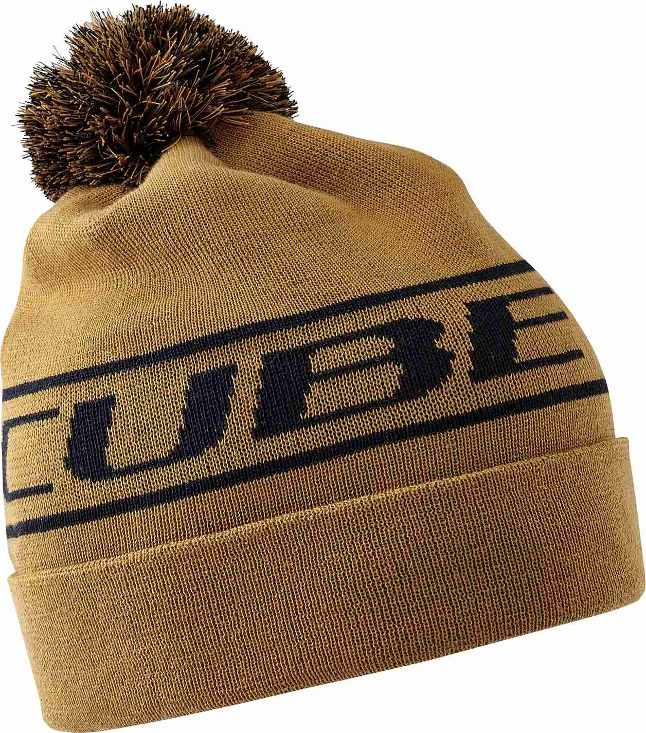 CUBE Beanie Bommel Braun