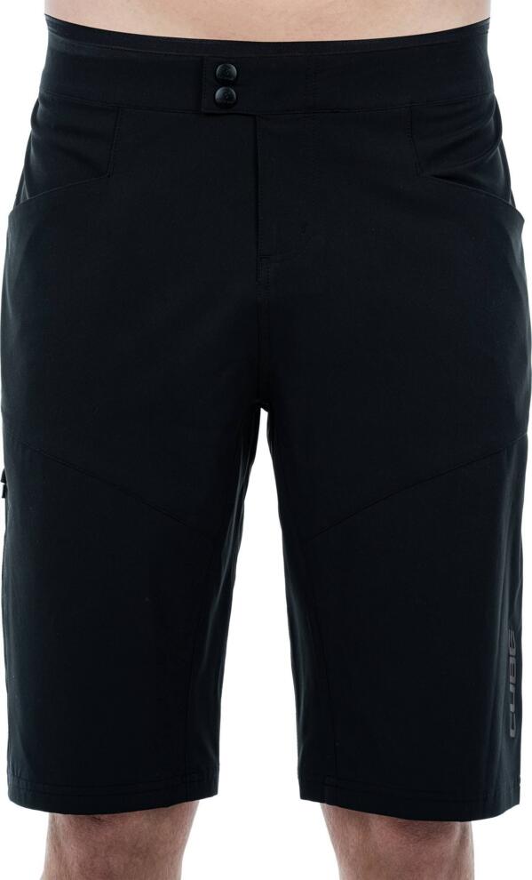 CUBE ATX Baggy Shorts Cmpt inkl. Innenhose schwarz