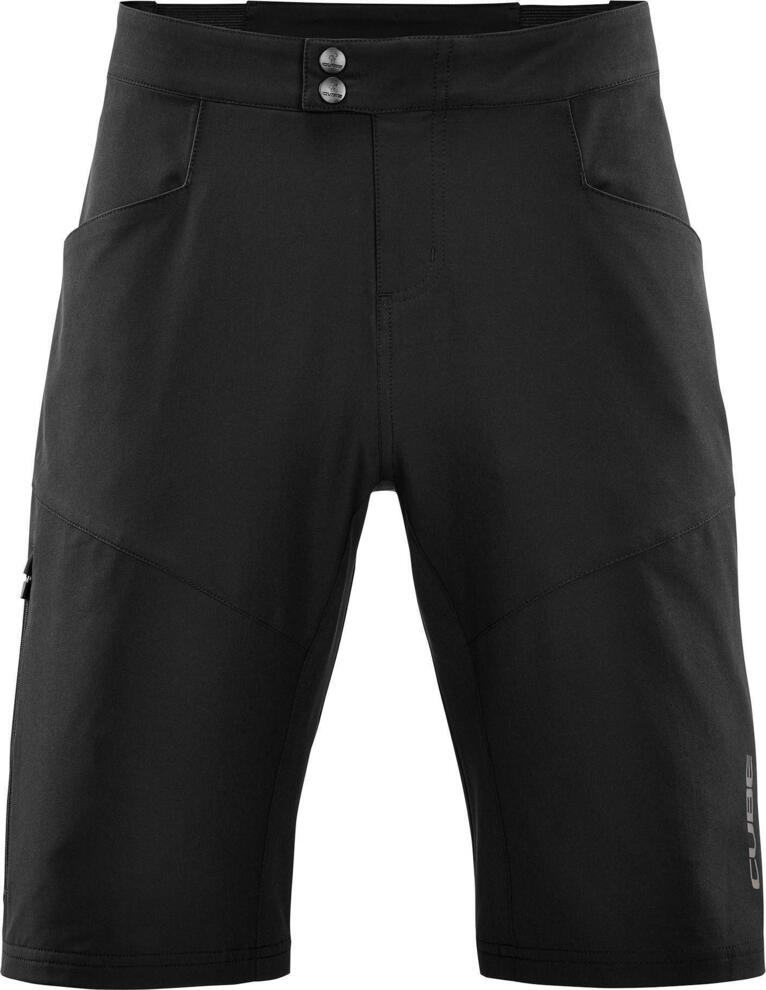 CUBE ATX Baggy Shorts Cmpt inkl. Innenhose schwarz